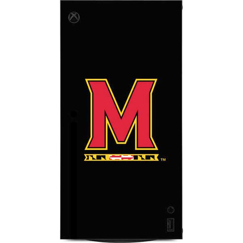 University of Maryland M Logo XBox Series X Digital Edition Console Skin